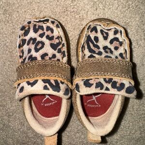 Twisted X Leopard Infant Shoes- SZ 2